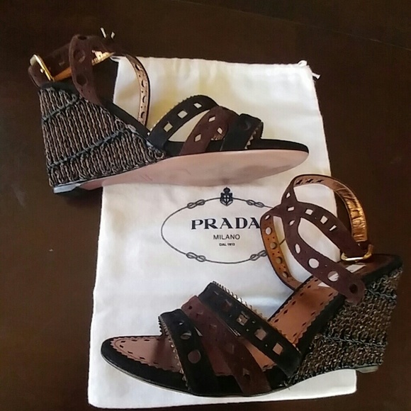 ***SALE****Prada wedges!! - Picture 2 of 4